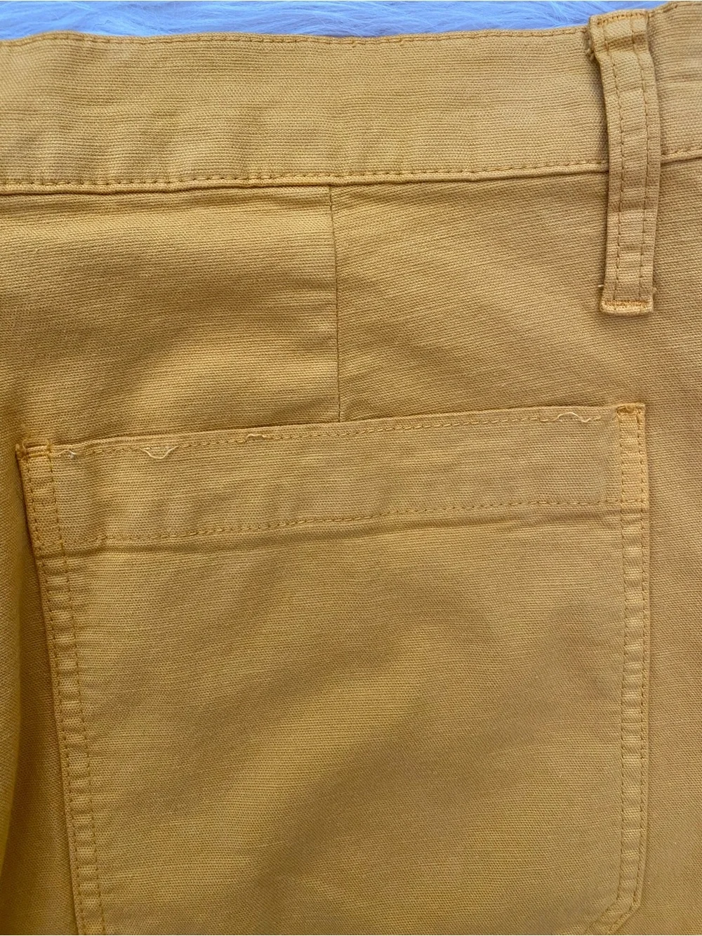 J. Crew Tall Slim Wide Leg Pants Golden Mustard Yellow Business Casual 30T